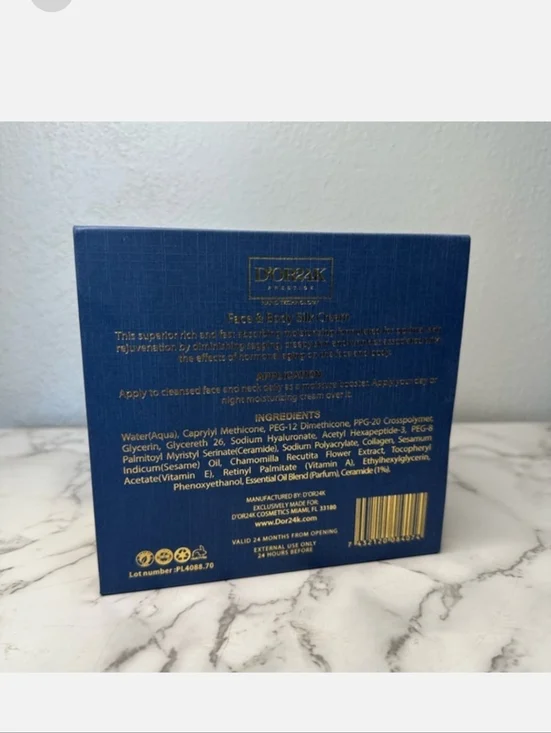 D'Or Skincare Face & Body Silk Cream - Blue - Picture 2 of 7